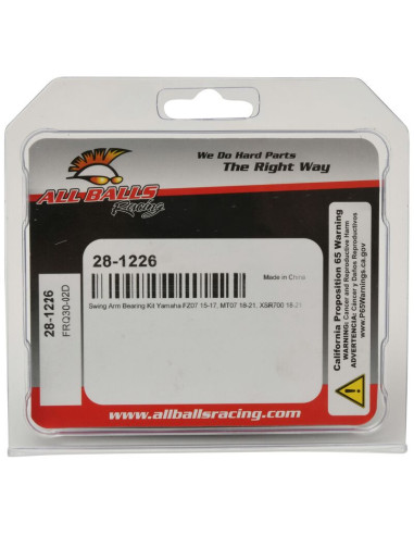 Kit réparation de bras oscillant ALL BALLS