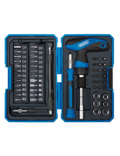 Jeu de tournevis à cliquet DRAPER poignée en T - 53 pièces 2