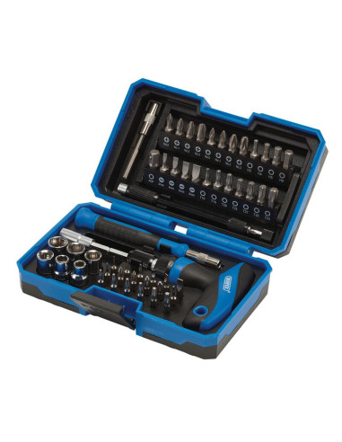 Jeu de tournevis à cliquet DRAPER poignée en T - 53 pièces