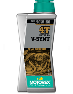 Huile moteur MOTOREX V-SYNT 4T 20W/50 1L 2
