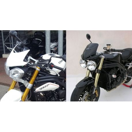 BULLE ERMAX HAUTE PROTECTION POUR TDF ORIGINE SPEED TRIPLE 1050 2005/2007 (VIS 5X15 NYLON+ MECHE)