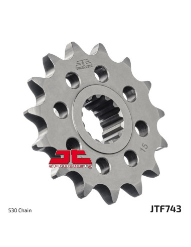 Pignon JT SPROCKETS acier anti-bruit 743 - 530 Pignon JT SPROCKETS acier anti-bruit 743 - 530
