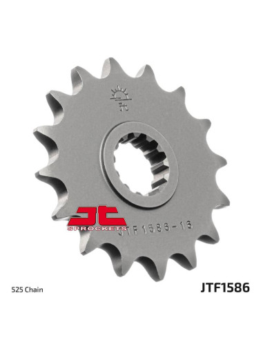 Pignon JT SPROCKETS acier anti-bruit 1586 - 525 Pignon JT SPROCKETS acier anti-bruit 1586 - 525