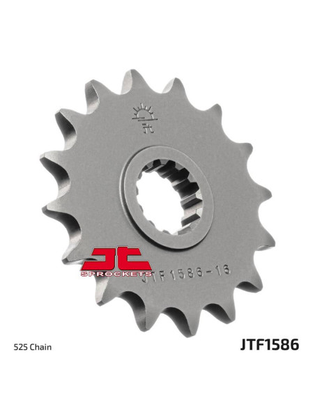 Pignon JT SPROCKETS acier anti-bruit 1586 - 525 Pignon JT SPROCKETS acier anti-bruit 1586 - 525