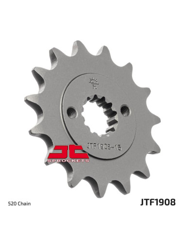 Pignon JT SPROCKETS acier anti-bruit 1908 - 520 Pignon JT SPROCKETS acier anti-bruit 1908 - 520