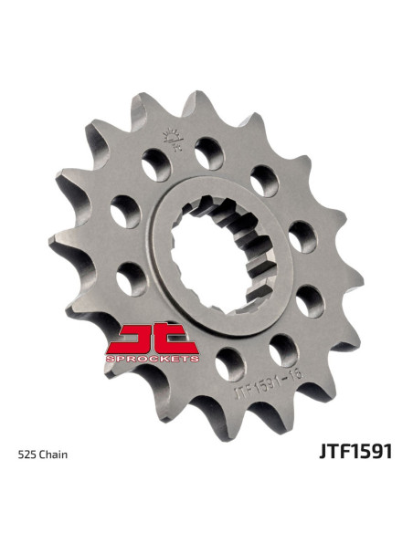 Pignon JT SPROCKETS acier anti-bruit 1591 - 525 Pignon JT SPROCKETS acier anti-bruit 1591 - 525