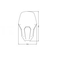 Bulle Touring PUIG pour HONDA CRF1100L Africatwin 2