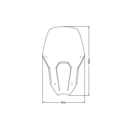Bulle Touring PUIG pour HONDA CRF1100L Africatwin