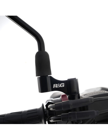 Extensions de rétroviseur R&G RACING pour rétroviseurs à filetage M10 x 1,25 RH Extensions de rétroviseur R&G RACING pour rétroviseurs à filetage M10 x 1,25 RH