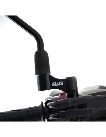 Extensions de rétroviseur R&G RACING pour rétroviseurs à filetage M10 x 1,25 RH Extensions de rétroviseur R&G RACING pour rétroviseurs à filetage M10 x 1,25 RH