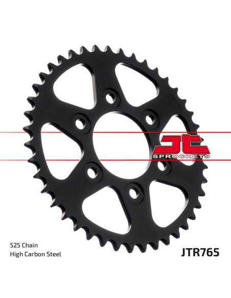 Couronne JT SPROCKETS acier standard 765 - 525 Couronne JT SPROCKETS acier standard 765 - 525