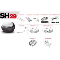 Pièces de rechange pour SHAD SH29.