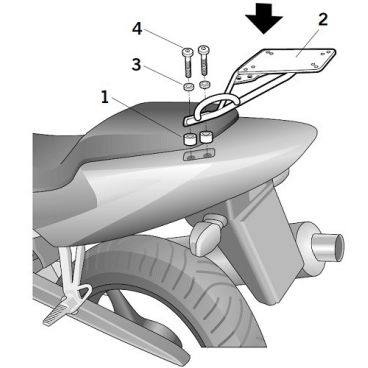 Porte paquet Shad Top Master H0CB61ST