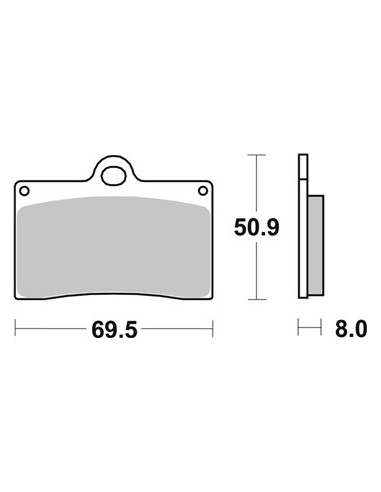 Plaquettes de frein moto SBS 566RST