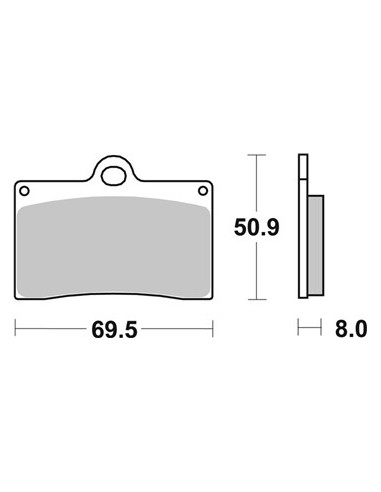 Plaquettes de frein moto SBS 566RST