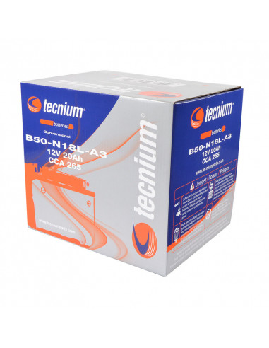 Batterie TECNIUM conventionnelle avec pack acide - B50-N18L-A3