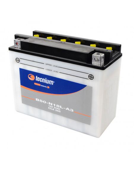 Batterie TECNIUM conventionnelle avec pack acide - B50-N18L-A3