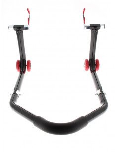 Béquille arrière BIHR démontable universelle noir avec supports en ''V'' 2