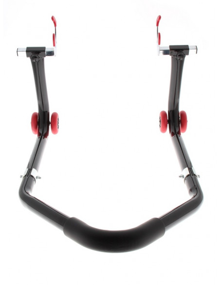 Béquille arrière BIHR démontable universelle noir avec supports en ''V''