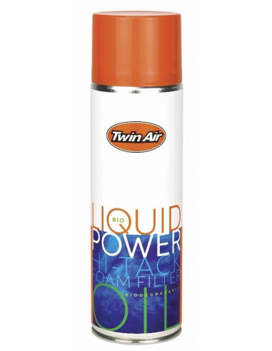 Huile pour filtre à air TWIN AIR Bio Liquid Power Foam biodégradable - 500ml x12