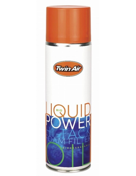 Huile pour filtre à air TWIN AIR Bio Liquid Power Foam biodégradable - 500ml x12
