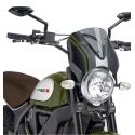 Saute vent PUIG Retrovision pour DUCATI Scrambler Classic look carbone vert