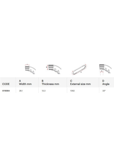 Courroie de transmission racing MALOSSI X K Courroie de transmission racing MALOSSI X K