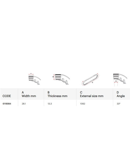 Courroie de transmission racing MALOSSI X K Courroie de transmission racing MALOSSI X K