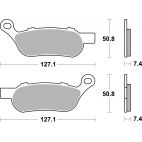 Plaquettes de frein moto SBS Harley Arriére Sinter 854H.LS