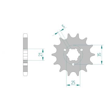 Kit chaine DID  ACIER SUZUKI GT 380...