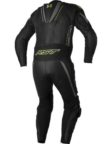 Combinaison RST S-1 CE cuir - jaune fluo