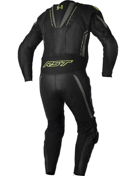 Combinaison RST S-1 CE cuir - jaune fluo