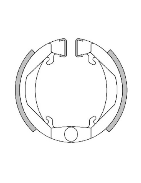Mâchoires de frein POLINI For Race 80x18 avec ressorts Mâchoires de frein POLINI For Race 80x18 avec ressorts