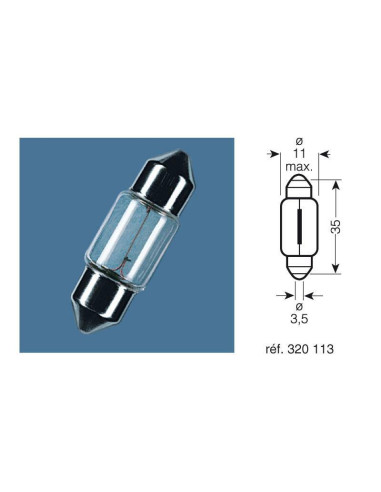 Ampoule OSRAM Original Line C5W 12V 5W - x10