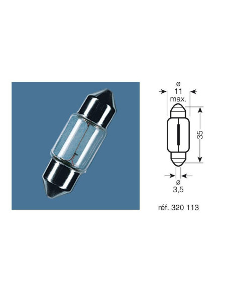 Ampoule OSRAM Original Line C5W 12V 5W - x10