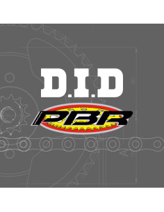 Kit chaîne DID/PBR 525ZVM-X2 15/39 super-renforcée - couronne ultra-light sans support de couronne Ducati 2