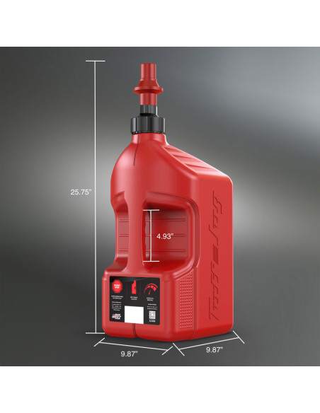 Bidon d'essence TUFF JUG noir avec bouchon Ripper 5G/20L