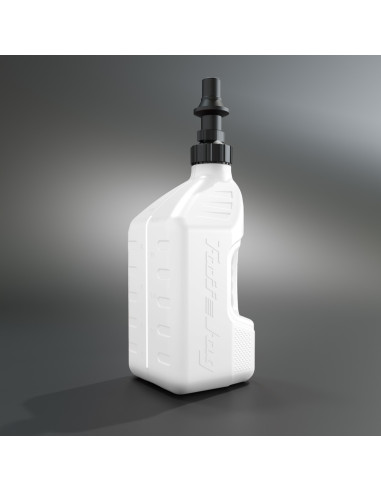 Bidon d'essence TUFF JUG blanc avec bouchon Ripper 2.5G/10L