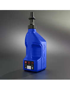 Bidon d'essence TUFF JUG bleu avec bouchon Ripper 2.5G/10L 2
