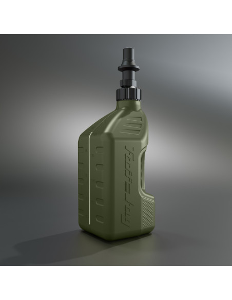 Bidon d'essence TUFF JUG vert forêt avec bouchon Ripper 2.5G/10L