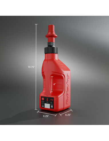 Bidon d'essence TUFF JUG orange avec bouchon Ripper 1.25G/5L