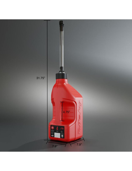 Bidon TUFF JUG 2.5G/10L - bouchon standard avec bec auto-stop 