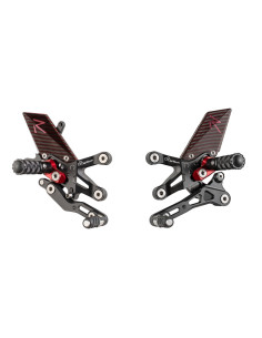 Commande reculées réglables LIGHTECH sélection standard Dicati Panigale 1299 2