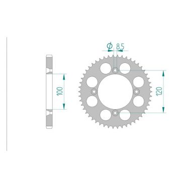 Kit chaine DID  ALU SUZUKI RM 80  BW...