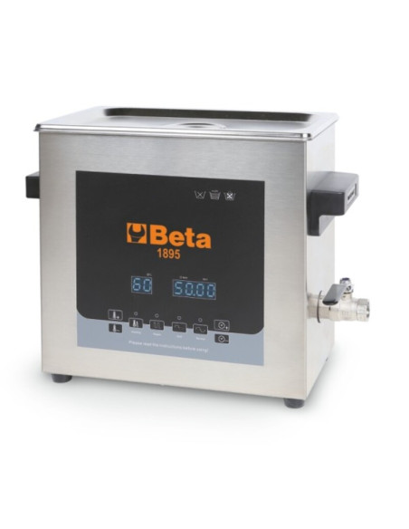 Bac à ultrasons BETA avec fonction spéciale de dégazage - 13L