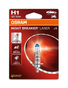 Ampoule OSRAM Night Breaker Laser H1 12V/55W - X1 2