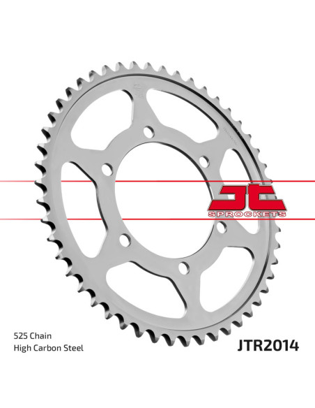 Couronne JT SPROCKETS acier standard 2014 - 525 Couronne JT SPROCKETS acier standard 2014 - 525