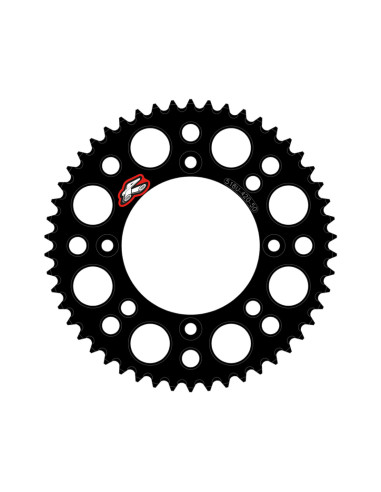 Couronne RENTHAL aluminium ultra-light anti-boue 518U - 420 Couronne RENTHAL aluminium ultra-light anti-boue 518U - 420