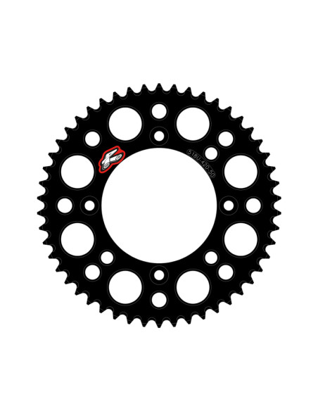 Couronne RENTHAL aluminium ultra-light anti-boue 518U - 420 Couronne RENTHAL aluminium ultra-light anti-boue 518U - 420