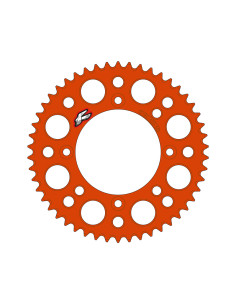 Couronne RENTHAL aluminium ultra-light anti-boue 518U - 420 2